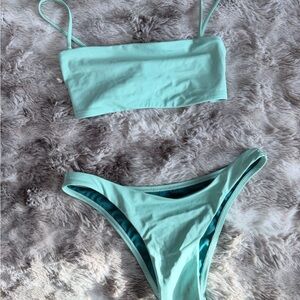 Jolyn Clothing Aqua Bikini Set